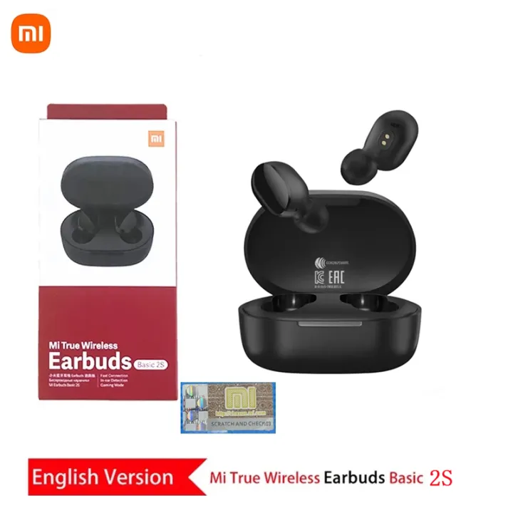 Original Redmi Airdots 2s Bluetooth Earphones Global Version Xiaomi Mi