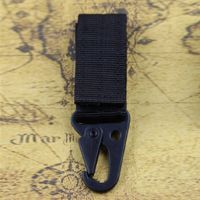 Quickdraw Clasp Outdoor Survival Hiking Camping Fitness Equipment Carabiner Military Hunting Webbing Buckle Tactical Belt Strap Bag Accessories