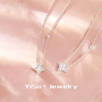 Light Series Light Fritillaria Necklace หญิง Little Red Book สร้อยคอระเบิดหรูหราเบาๆดีไซน์ระดับไฮเอนด์จี้เพชรอารมณ์ ~