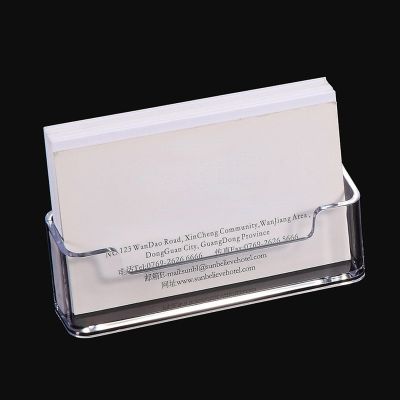 【CW】™  Business Card Holder Display Desk Desktop Countertop Shelf