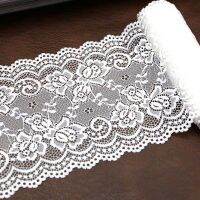 (3 meter) 15cm white elastic lace Fabric hollow underwear lace Trim DIY underwear