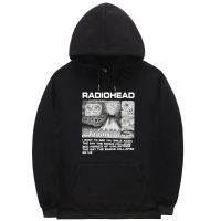 Thom Yorke English Rock Band Hoodies Radiohead Print Hoodie Alternative RockIndie Rock Sweatshirt Men Fashion Streetwear Size XS-4XL