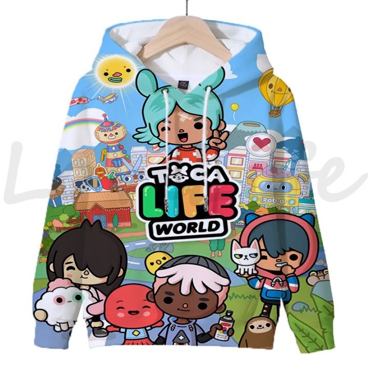 toca-life-world-hoodie-วัยรุ่น-boys-girls-streetwear-ขนาดใหญ่เสื้อสวมหัวเด็กอะนิเมะเสื้อกันหนาว-toca-boca-hoodies-เสื้อผ้าเด็ก