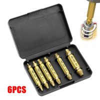 4/6Pcs Damaged Screw Extractor Drill Bit Set High Quality HSS Stripped Broken Bolt Extractor Speed Take Out Easily Remover Tools