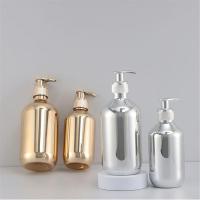 300500Ml Electroplated พลาสติกทองเงินสบู่เหลวขวดสบู่ Dispensers รีฟิลโลชั่นแชมพูเจลอาบน้ำผู้ถือ