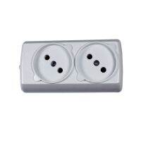 【Special offer】 2019 2 Slot European Extension Socket ไม่มีสาย FE-02