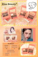 [ส่งไว|ขายถูก] Kiss Beauty Oh My Peach Eyebrow Powder พาเลทคิ้วฝุ่น 4 ช่อง