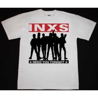 เสื้อยืด พิมพ์ลาย Inxs Need You Tonight Single Kick Michael Hutchense Rock สําหรับผู้ชาย