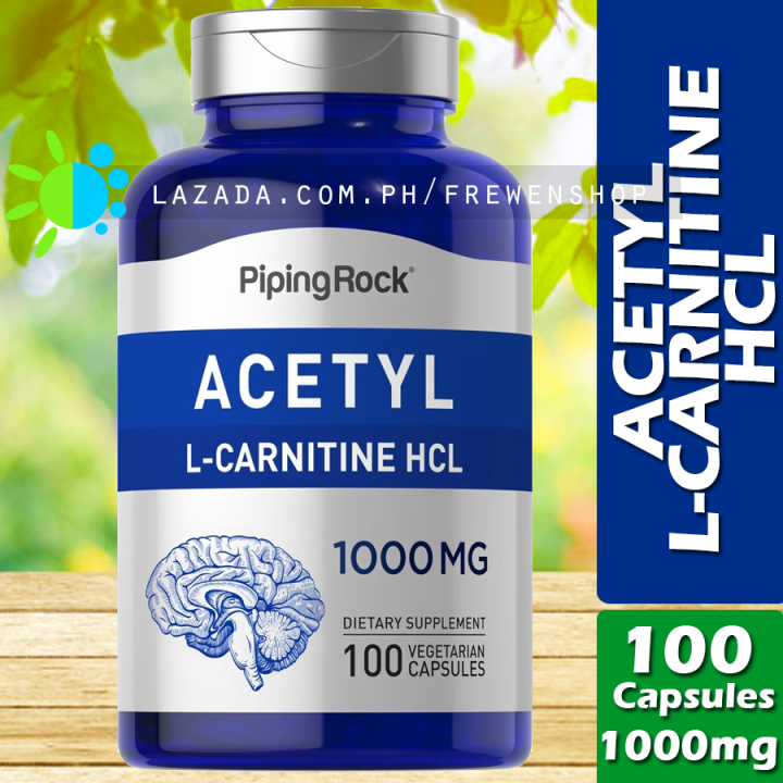 ACETYL L CARNITINE ( LCarnitine HCl ) 1000mg x 100 Capsules Supplement