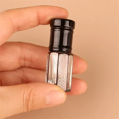 Rollerball Bottle Refillable Oil Container Perfume Bottle Spiral Sealed Dropper Crystal Essential Oil Bottle