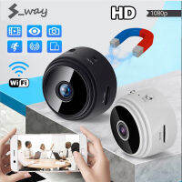 S-Way กล้อง CCTV ขนาดมินิ A9 1080P มาพร้อมกับ WiFi 180 ° มุมกว้างพิเศษง่ายต่อการซ่อนกล้องแอบถ่ายขนาดเล็กกล้องวงจรปิดไร้สายกล้องสอดแนมมินิกล้องวงจรปิดกล้องซ่อน