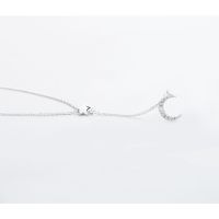 สร้อยคอ MOON DIAMOND&amp;LITTLE STAR : MINIMAL NECKLACE (02s-0022)