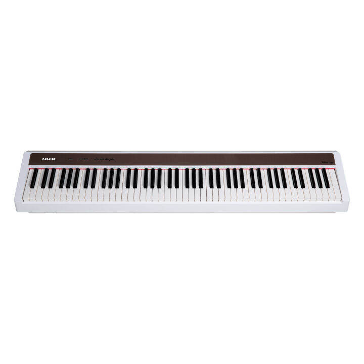 nux-npk-10-electric-piano-เปียโนไฟฟ้า-88-คีย์-แบบ-triple-sensor-scaled-hammer-action-white-แถมฟรีขาตั้งตัว-x-amp-ที่วางโน้ต-amp-pedal-1-แป้น