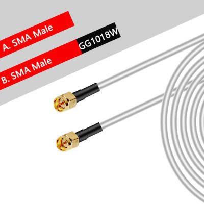 Sma ตัวผู้ไปยัง Sma ตัวผู้50ohm 1M 2M 5M 10M 20M สายโคแอกเซียลปลั๊ก Sma อะแดปเตอร์ปลั๊กต่อสายไฟฟ้าเสาอากาศ Wifi หางเปีย