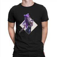 Camiseta de Humor KDA para hombre, Camisa de algodón puro con cuello redondo, League of Legends, LOL, juegos competitivos, manga corta, Tops de fiesta