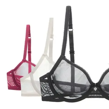 Shop Sexy Bra Transparent See Through Plus Size online - Mar 2024