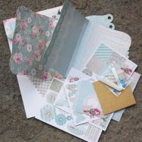 new sweet  scrapbooking paper photo album kit with butterfly designs 3sets/lot  Photo Albums