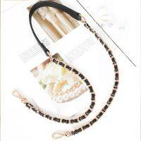 【CW】 100/120cm Metal Chain Leather Fashion Exquisite Shoulder Straps Hardware Accessories