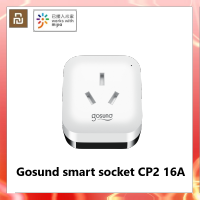 Gosund สมาร์ทซ็อกเก็ต CP2 16A รุ่น WiFi พร้อมมิเตอร์ไฟฟ้ารุ่นคีย์เดียวปลั๊กอัจฉริยะทำงานร่วมกับ Mijia App