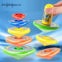 เด็ก Spinning Stack Gyro สีแฟลช Gyro ของเล่นที่มีสีสัน Gyro ชุดของเล่น Super Stacking Figet Spinner ของเล่นสำหรับเด็ก