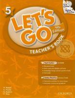 Bundanjai (หนังสือเรียนภาษาอังกฤษ Oxford) Let s Go 4th ED 5 Teacher s Book (P)