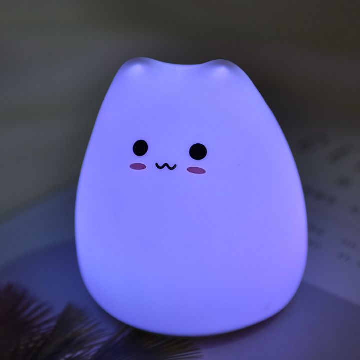 led-colorful-night-light-animal-cat-silicone-soft-cartoon-baby-nursery-lamp-for-children-gift