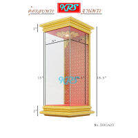 ตู้ครอบพระ ตู้ใส่พระ ตู้ครอบพระติดไฟ ตู้ใส่ไอ้ไข่ ตู้โชว์ ตู้จัดแสดงสินค้า ทรงสูง ตู้ท้าวเวสสุวรรณ ติดไฟ พระประจำวัน กรอบพระ