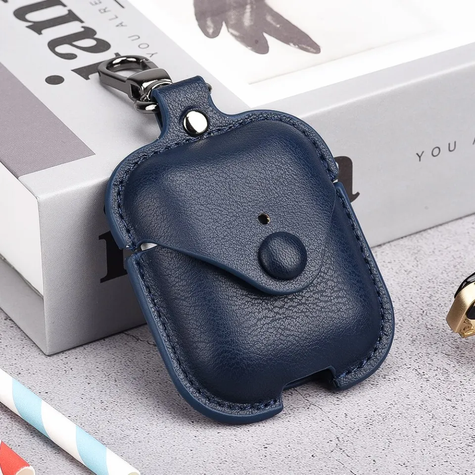 Leather AirPods Pro Flip Case with Back Hook (3rd Generation)