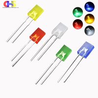 ✹❆ 100pcs High-quality 2x5x7 Square Light Emitting Diode LED Lamp Beads Red Blue Green White Yellow 2X5X7 Electronic DIY Kit