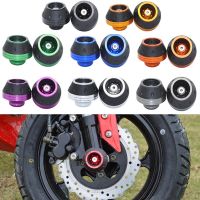 Motorcycle Wheel Protector Crash Protect Motocross Crash Pad Wheel Frame Slider Colorful Aluminum Wheel Protection Crash Pads