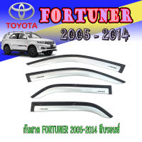 กันสาด FORTUNER 2005-2014 สีบรอนซ์