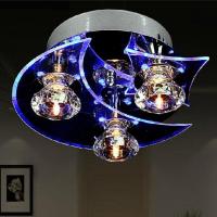 Modern crystal ceiling lamp LED lamps bedroom living room G4 ceiling lamps Segmented light source led lustre light ceiling light