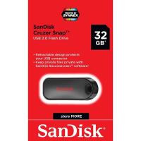 แฟลชไดร์ฟ flash drive แฟลชไดร์ฟ usb SanDisk Flash Drive Cruzer Snap USB 2.0 32GB (SDCZ62 032G G35) แฟลชไดร์ฟ เมมโมรี่ การ์ด แซนดิส โดย Synnex รับประกัน 5ปี