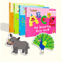 Baby Busy Book Montessori Busy Board Kid Early Learning Cognitive Puzzle Children Paste Books My First Book Boy Girl Gifts