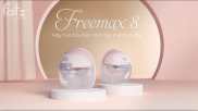 MÁY HÚT SỮA ĐIỆN RẢNH TAY VÀ KHÔNG DÂY FATZBABY - FREEMAX 8 - FB1218TP