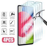 4PCS Screen Protector on Samsung Galaxy A13 A03S A03 A52 A72 A51 A71 A32 Tempered Glass on Samsung A33 A23 A52S A53 5G A73 Glass