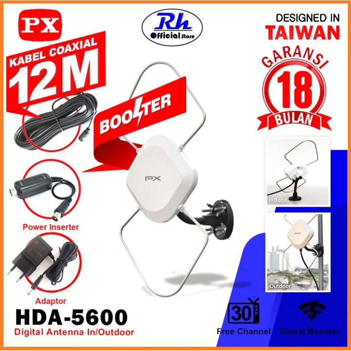 Antena TV PX HDA 5600 Indoor - Outdoor / PX 5600 | Lazada Indonesia