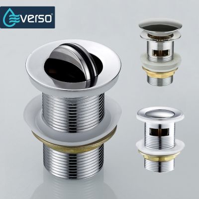 EVERSO Drain With Overflow Bathroom Basin Sink Sink Drain Plugs Kitchen Sink Strainer Shower Drain Stopper Bathtub