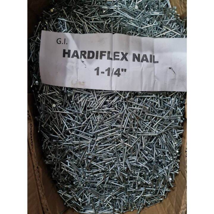 Hardinail 1-1/4 Hardiflex Nail Galvanized Ficem Board Nail (per kilo ...