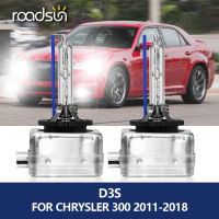 roadsun 2Pcs HID D3S Xenon Headlights for Chrysler 300 2011-2018 Auto Lights 35W 3000K 4300K 6000K 8000K Hi Low Beam Car Bulb