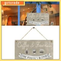 GOTORADE ไม้สำหรับไม้ ป้ายติดประตู ป้ายกาแฟ สัญญาณเตือนความจำ ที่แขวนประตู การออกแบบใหม่ กระดานข่าวโรงแรม ออฟฟิศสำหรับทำงาน