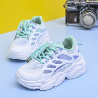 Boys Girls Shoes Sports Shoes Single Mesh Breathable Old Dad Shoes Korean Fashion Girls Lightweight Soft Sole Casual Shoes