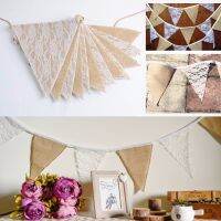 {Best-selling party decoration}  DIY ตกแต่งบ้านแบนเนอร์/วัสดุพรรคเหตุการณ์ธง/ชนบทกระสอบพวงมาลัยแอมป์; ลูกไม้ตอม่อ/ประเทศตกแต่งงานแต่งงาน