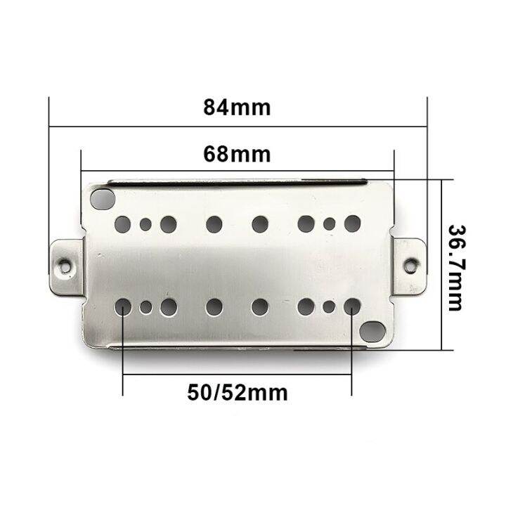 แผ่นฐานรองฐานกีตาร์แบบ-humbucker-มีแผ่นฐานรองรับแบบบริดจ์ชิ้นส่วนสำหรับกีตาร์โลหะผสมทองแดงนิกเกิลทนทาน