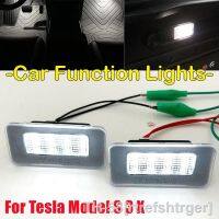 ▥♤┅ For Tesla Model 3 X S Rear Trunk Lights Ultra-bright Interior LED Back Frunk Suitcase White Lamp Replacements Door Puddle Bulbs