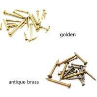 10-100pcs of brass diameter1.2mm 1.5mm 2mm 3mm iron small mini round head nail nails suitable for jewelry boxes boxes hinges