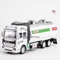 ProudNada Toys ของเล่นเด็กรถเหล็กบรรทุกน้ำมัน DiBang POWER TRUCK METAL NO.6607