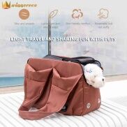 Túi Xách Du Lịch Đeo Vai Cho Cún Con Mèo Con Túi Đựng Chó Mèo Thú Cưng Gấp