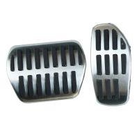 Stainless Steel Car Gas Fuel Brake Pedals Pad Cover 2pcs Interior Mouldings For Nissan Qashqai Accessories Car Styling Pedal Accessories