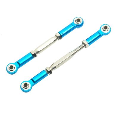 2Pcs Metal Adjustable Steering Linkage Servo Link Pull Rod for Traxxas Slash 4X4 5807 HQ727 1/10 RC Car Upgraded Parts